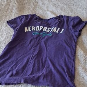 Like New, Aeropostale Womens Purple Tee with New York Print Size L
